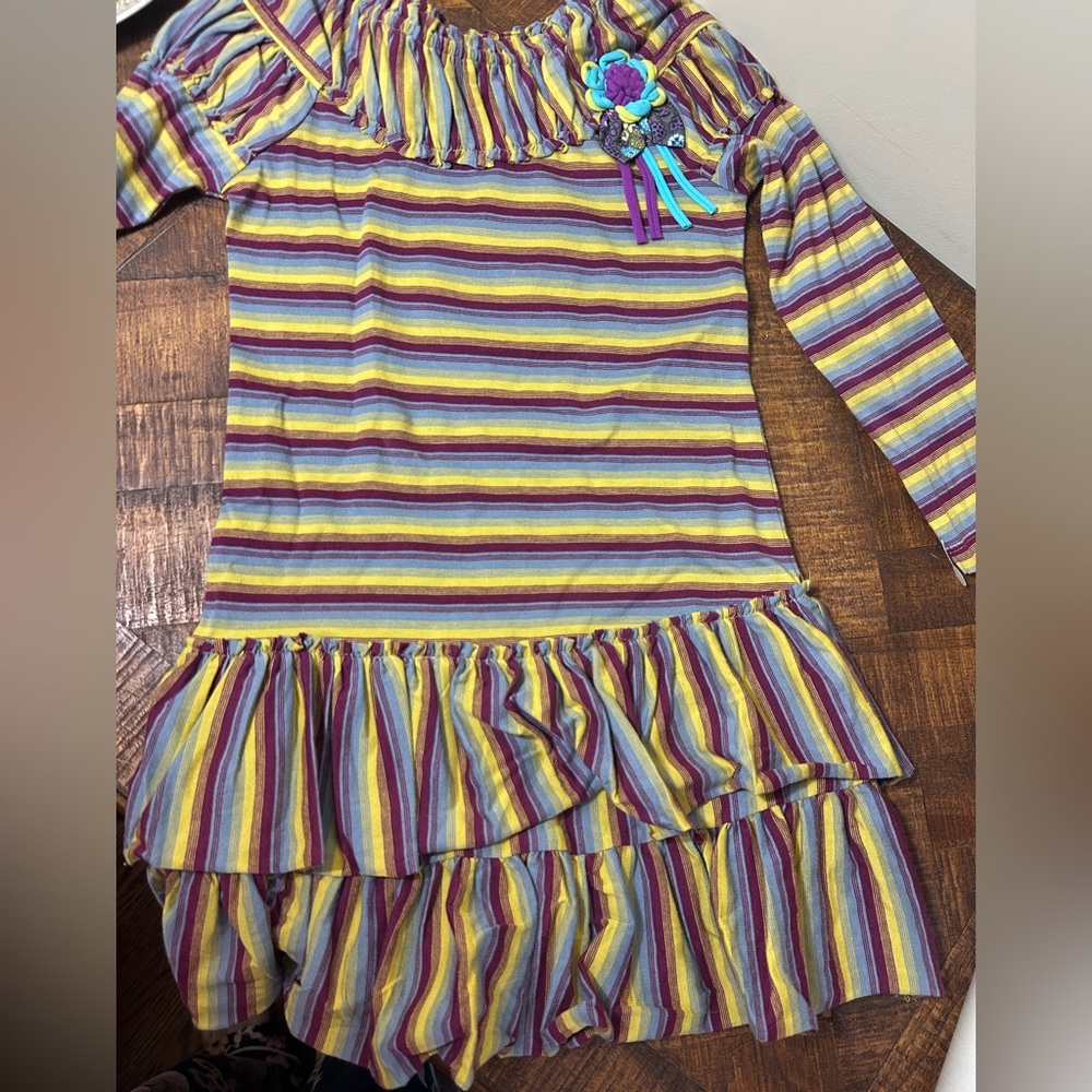 NWT Beetlejuice London 5 Girls‎ Striped Dress